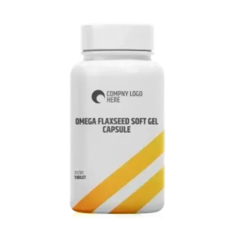 Omega Flaxseed Soft Gel Capsule