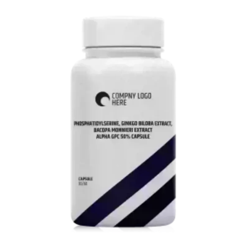 Phosphatidylserine, Ginkgo Biloba Extract, Bacopa Monnieri Extract Alpha GPC 50% Capsule