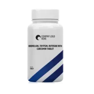 Bromelain, Trypsin, Rutoside with Curcumin Tablet