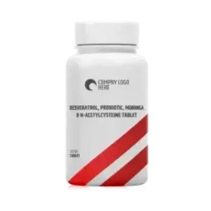 Resveratrol, Probiotic, Moringa & N-acetylcysteine Tablet